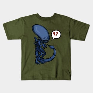 Xenomorphs need love too Kids T-Shirt